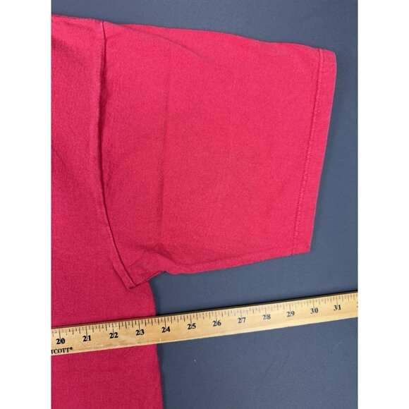 Vintage 90's Hatuey Beer By Bacardi Alcohol Drink Red Shirt XL Art Rare Promo - Picture 6 of 7